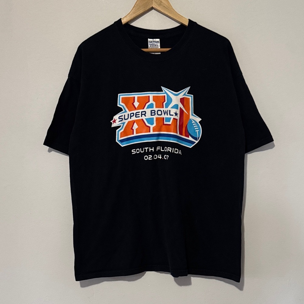 Vintage Superbowl XLI T-Shirt / 2007 / NFL / XL